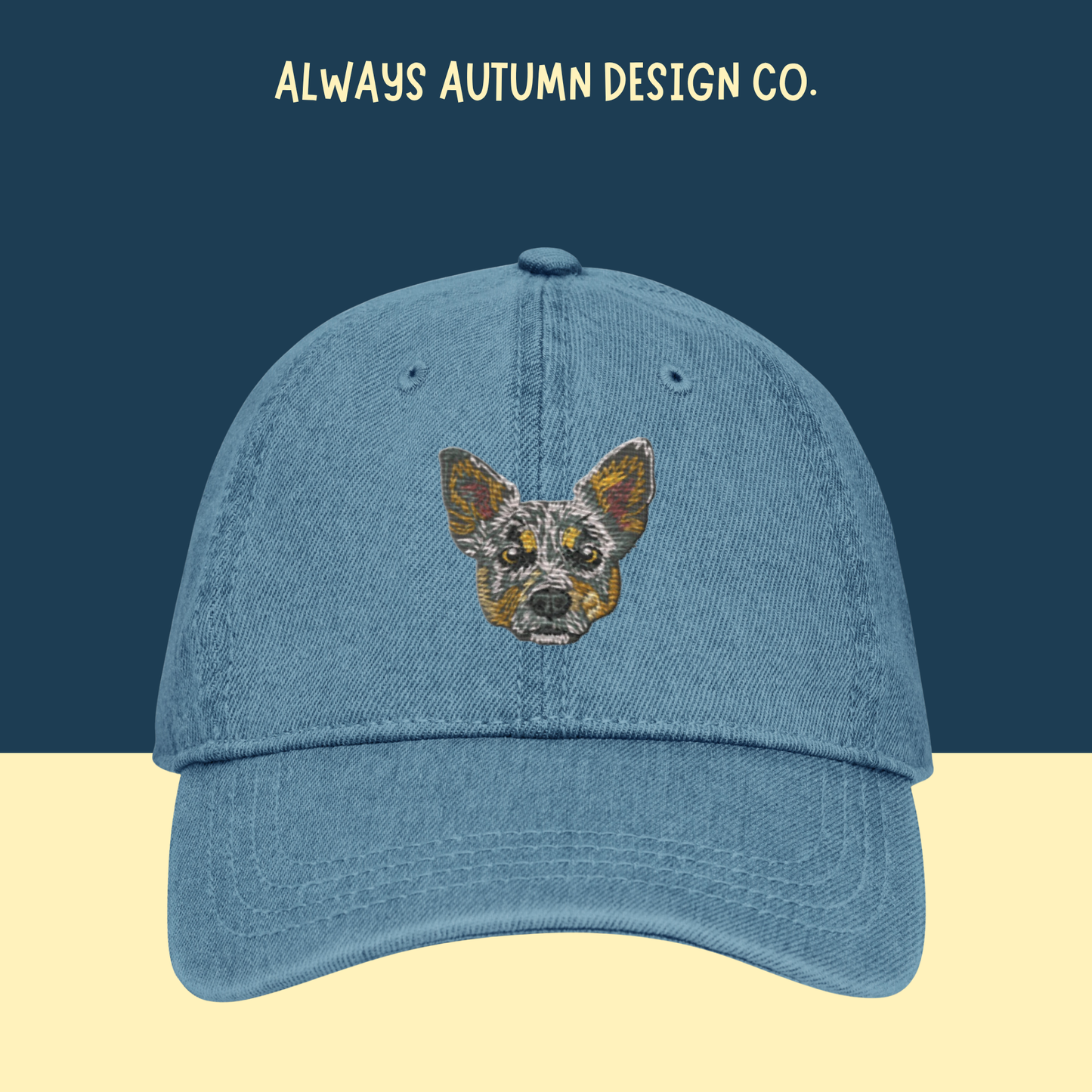 Red Heeler Embroidered Hat