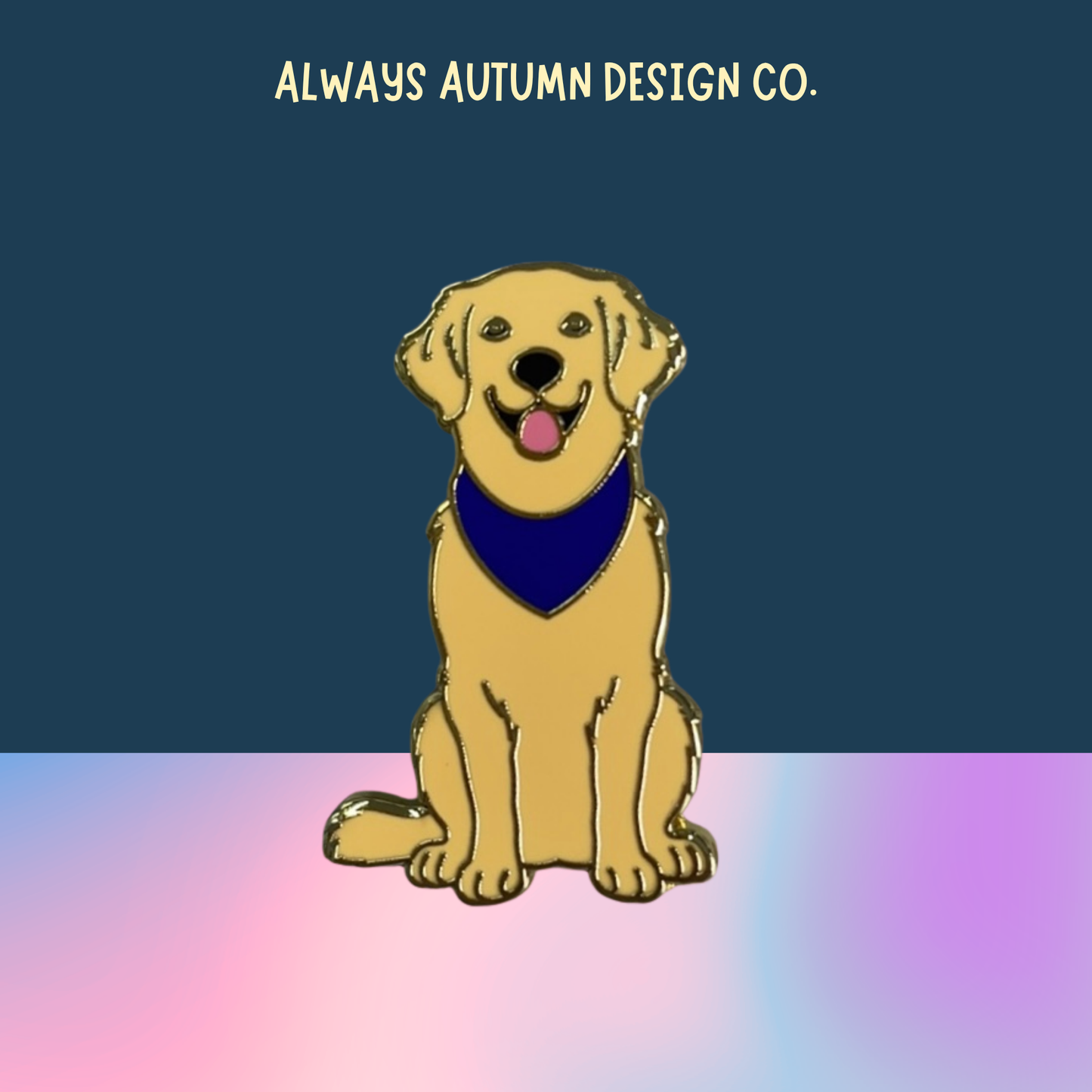 Golden Retriever Pin