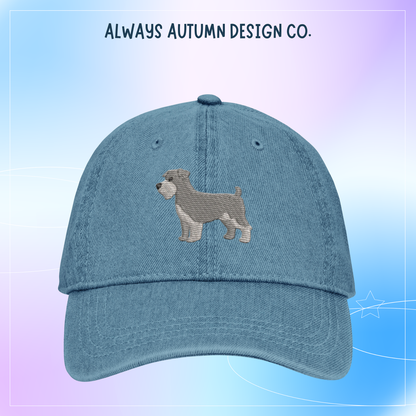 Pre-Order: Schnauzer Embroidered Hat