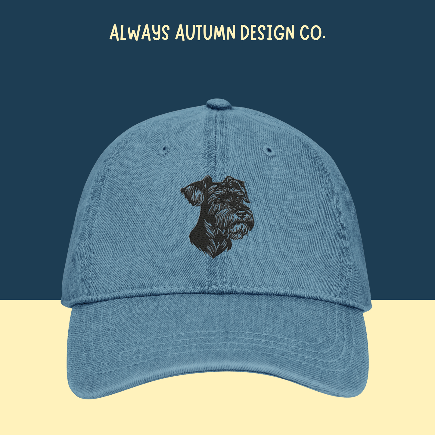 Pre-Order: Schnauzer Embroidered Hat