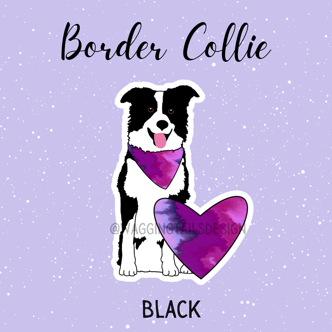 Border Collie Keychain