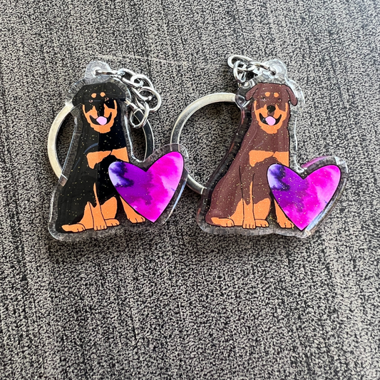 Rottweiler Keychain