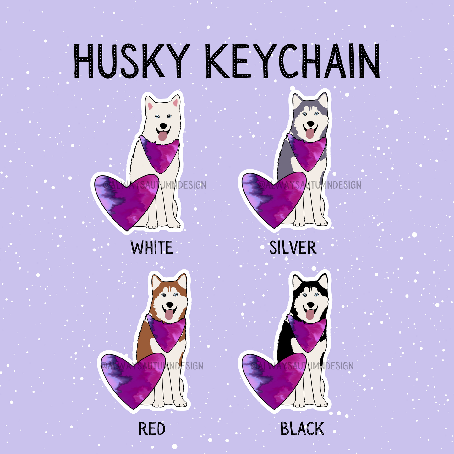 Husky Keychain