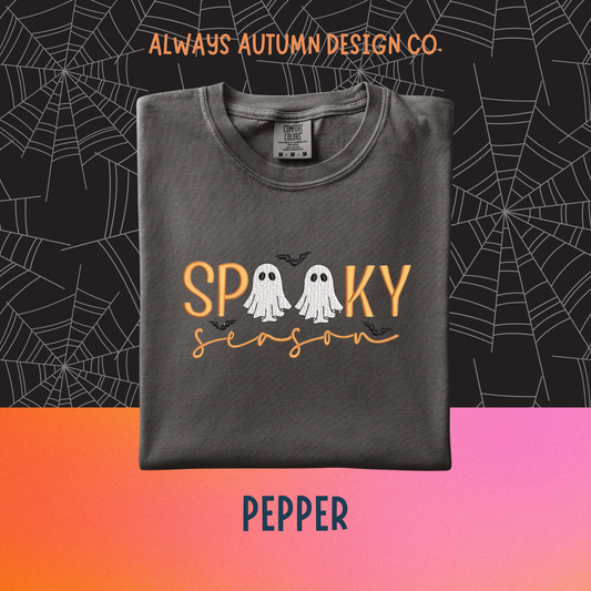 Embroidered Spooky Season Shirt