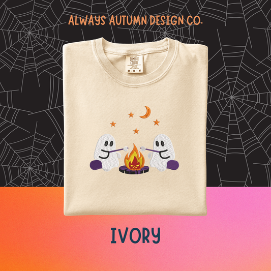 Embroidered Campfire Ghosties Shirt