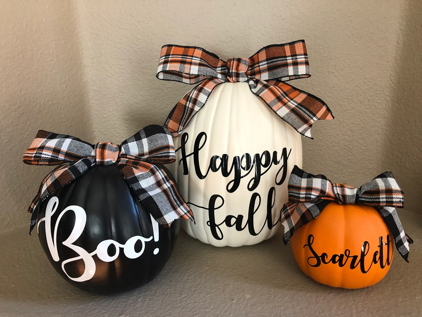 Personalized Pumpkins, Harvest Halloween