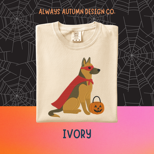 Embroidered Superhero German Shepherd Shirt