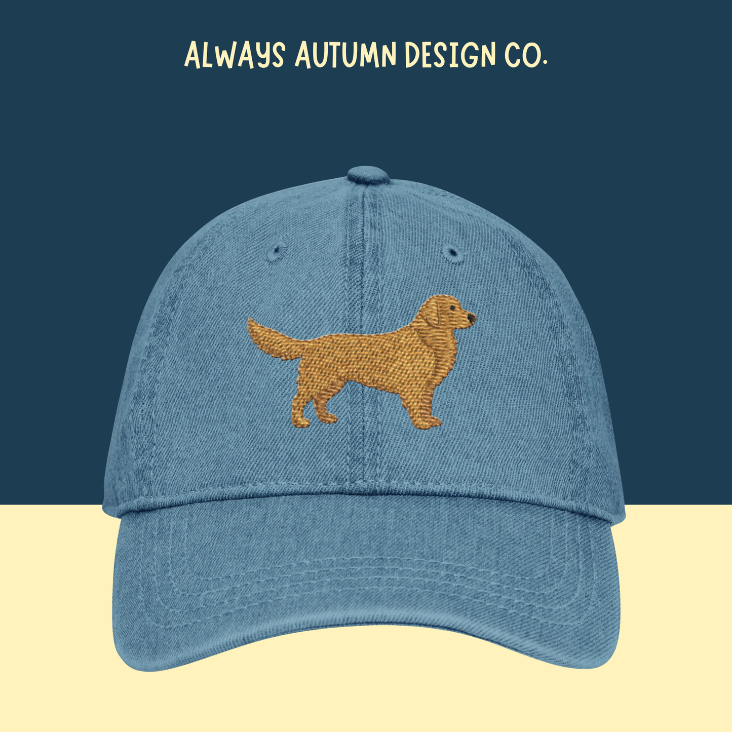 Pre-Order: Golden Retriever Embroidered Hat