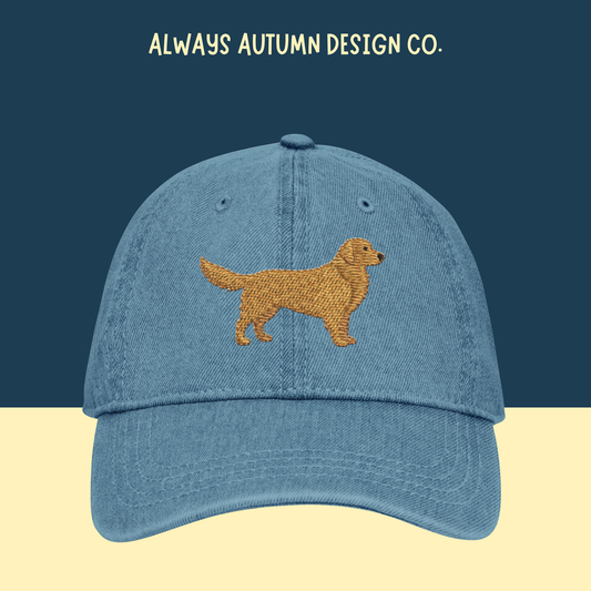 Golden Retriever Embroidered Hat
