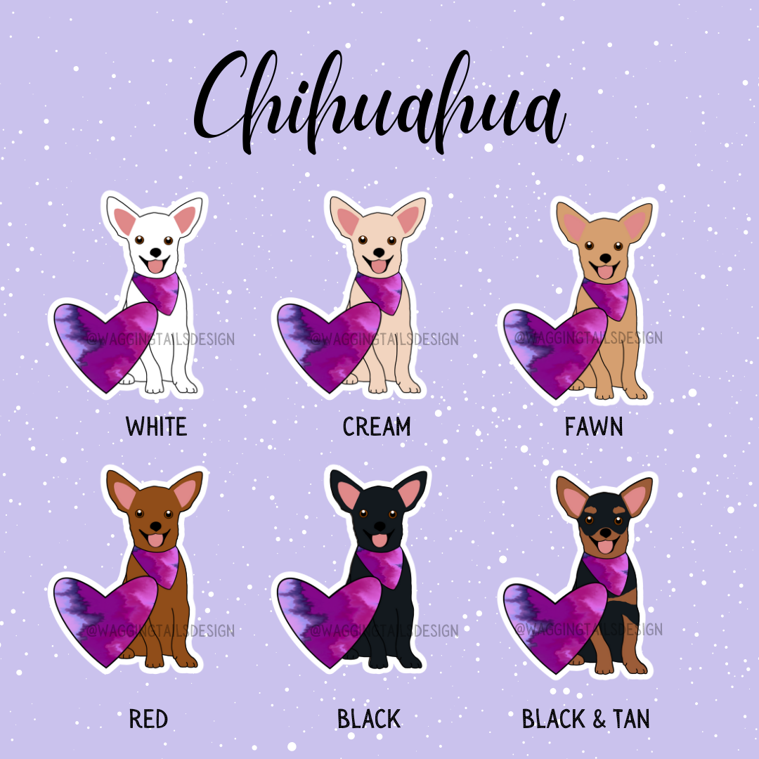 Chihuahua Keychain (6 options!)