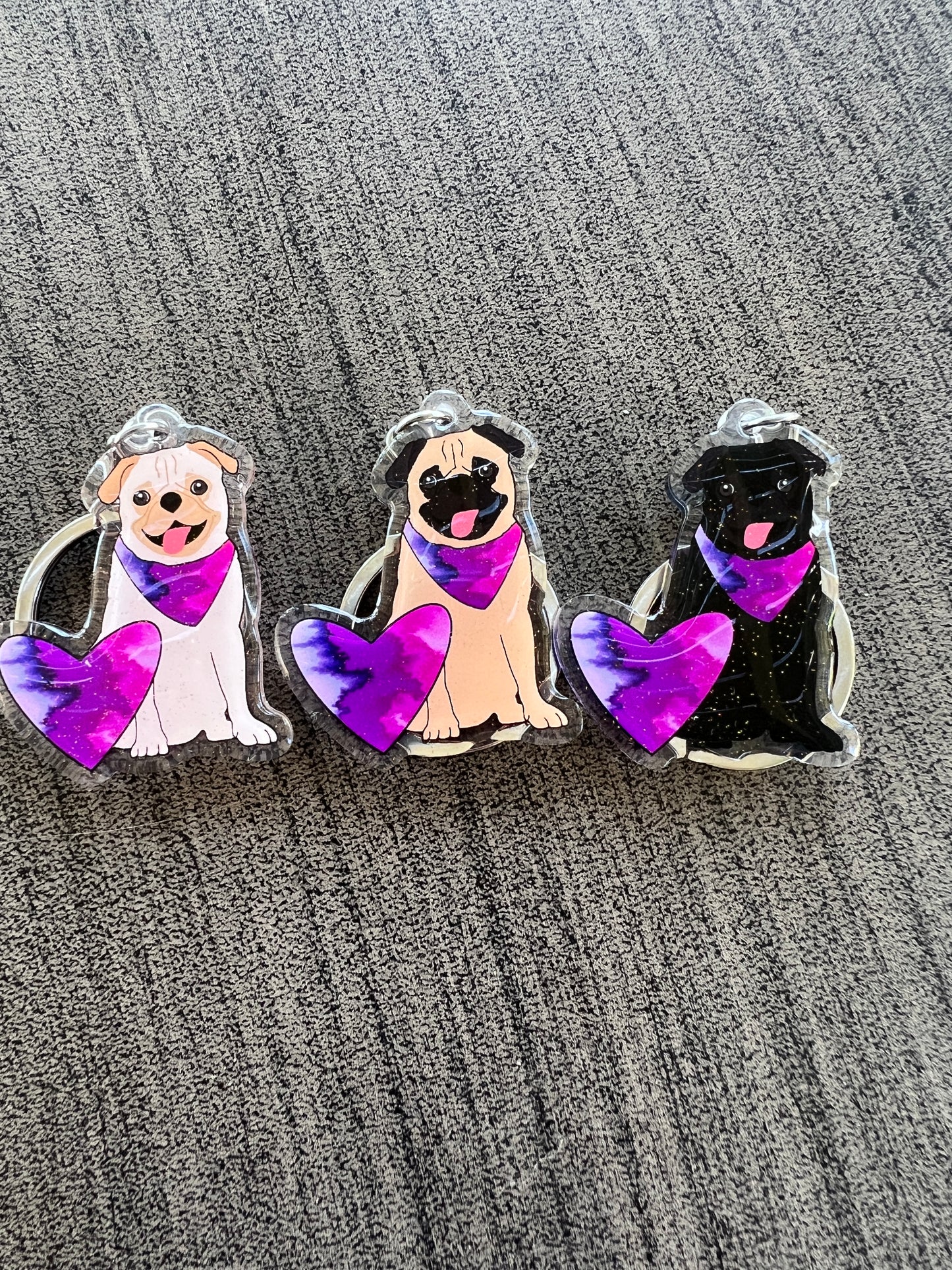 Pug Keychain (3 options!)