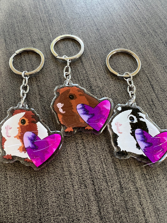 Guinea Pig Keychain