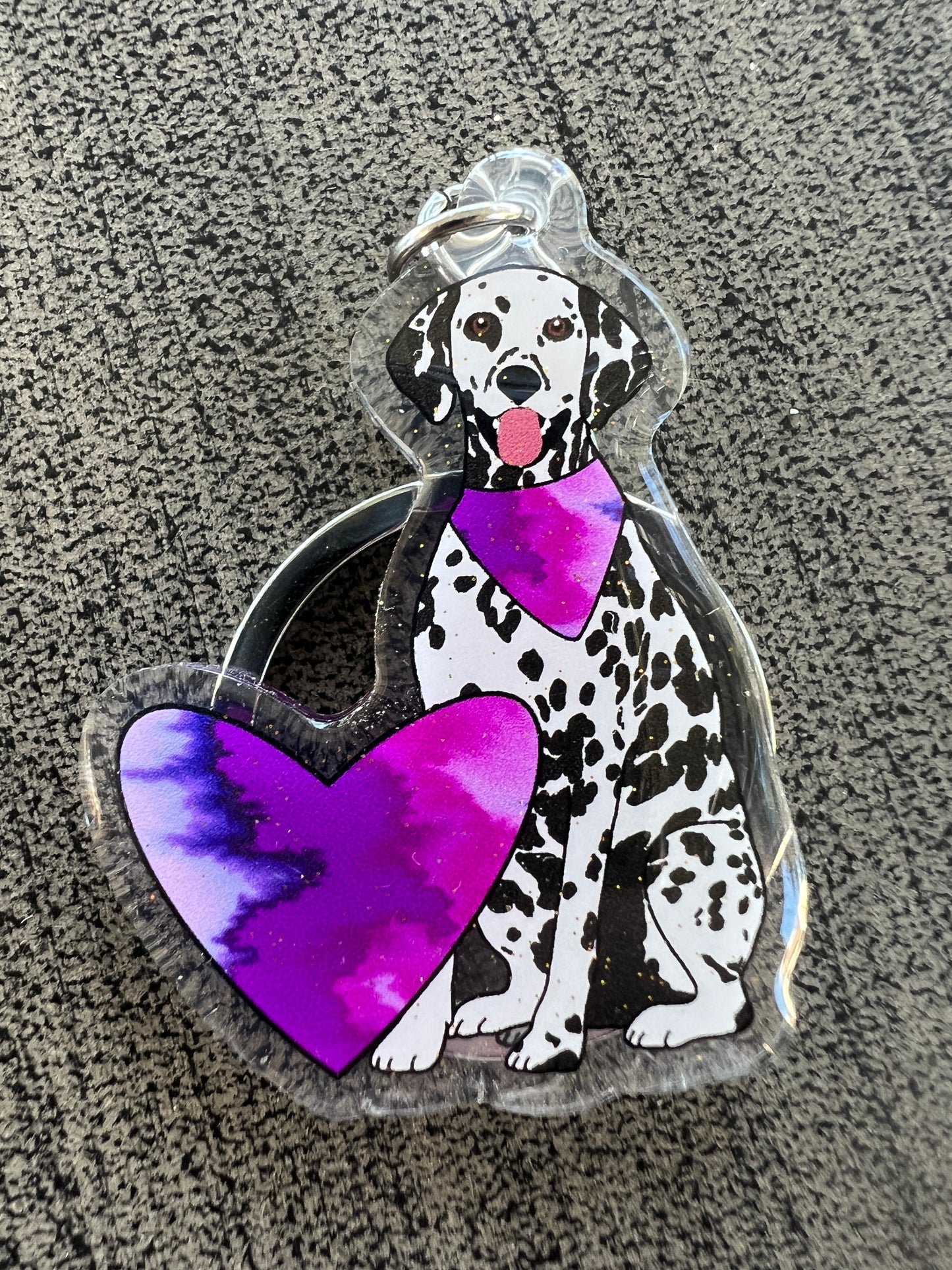 Dalmatian Keychain