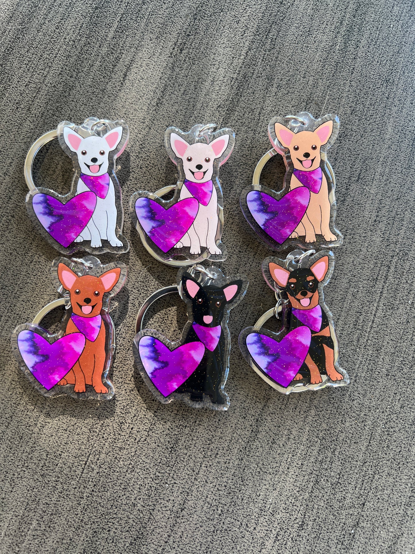 Chihuahua Keychain (6 options!)