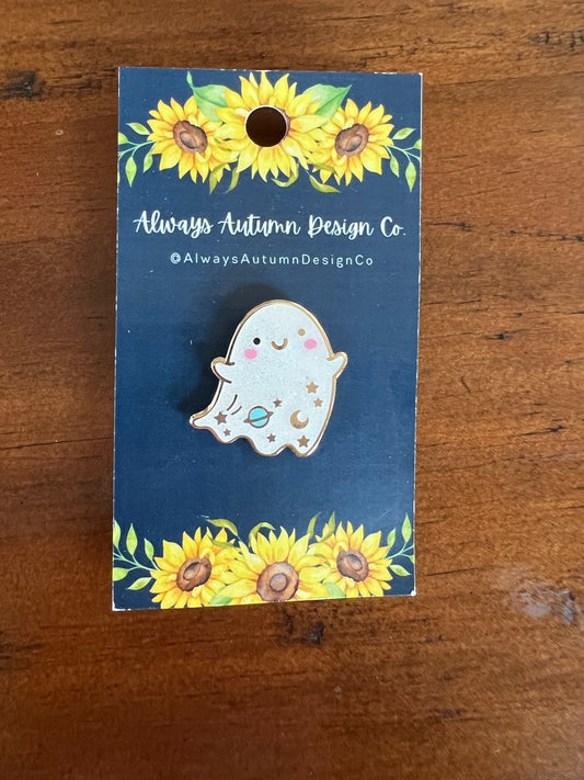 Cosmic Ghost Enamel Pin