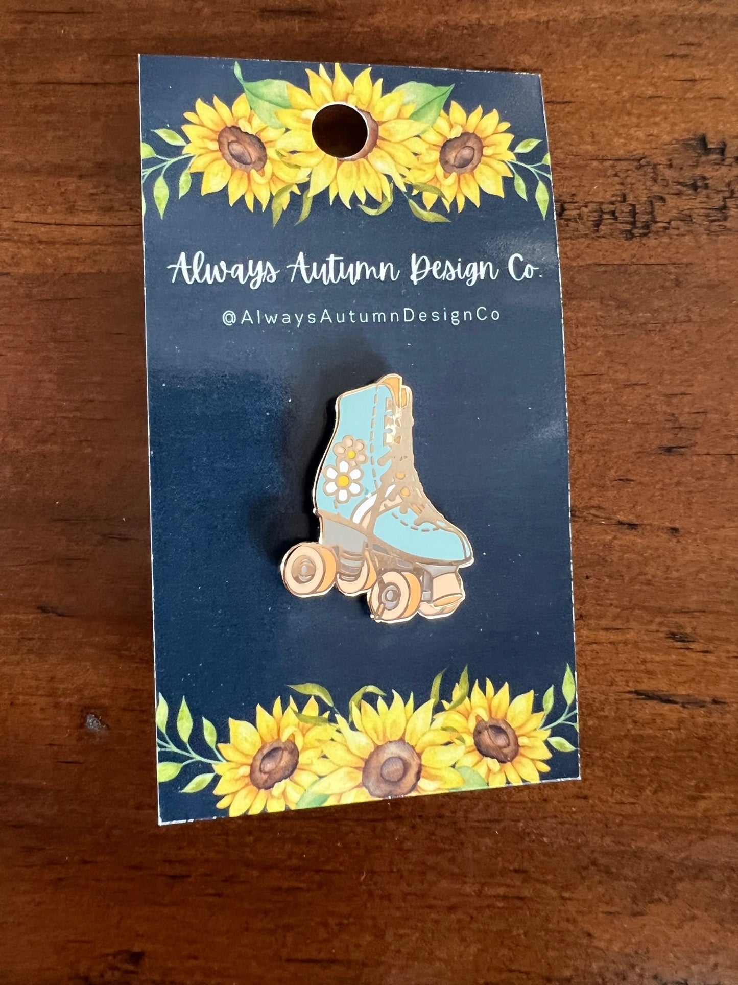 Daisy Roller Skate Enamel Pin