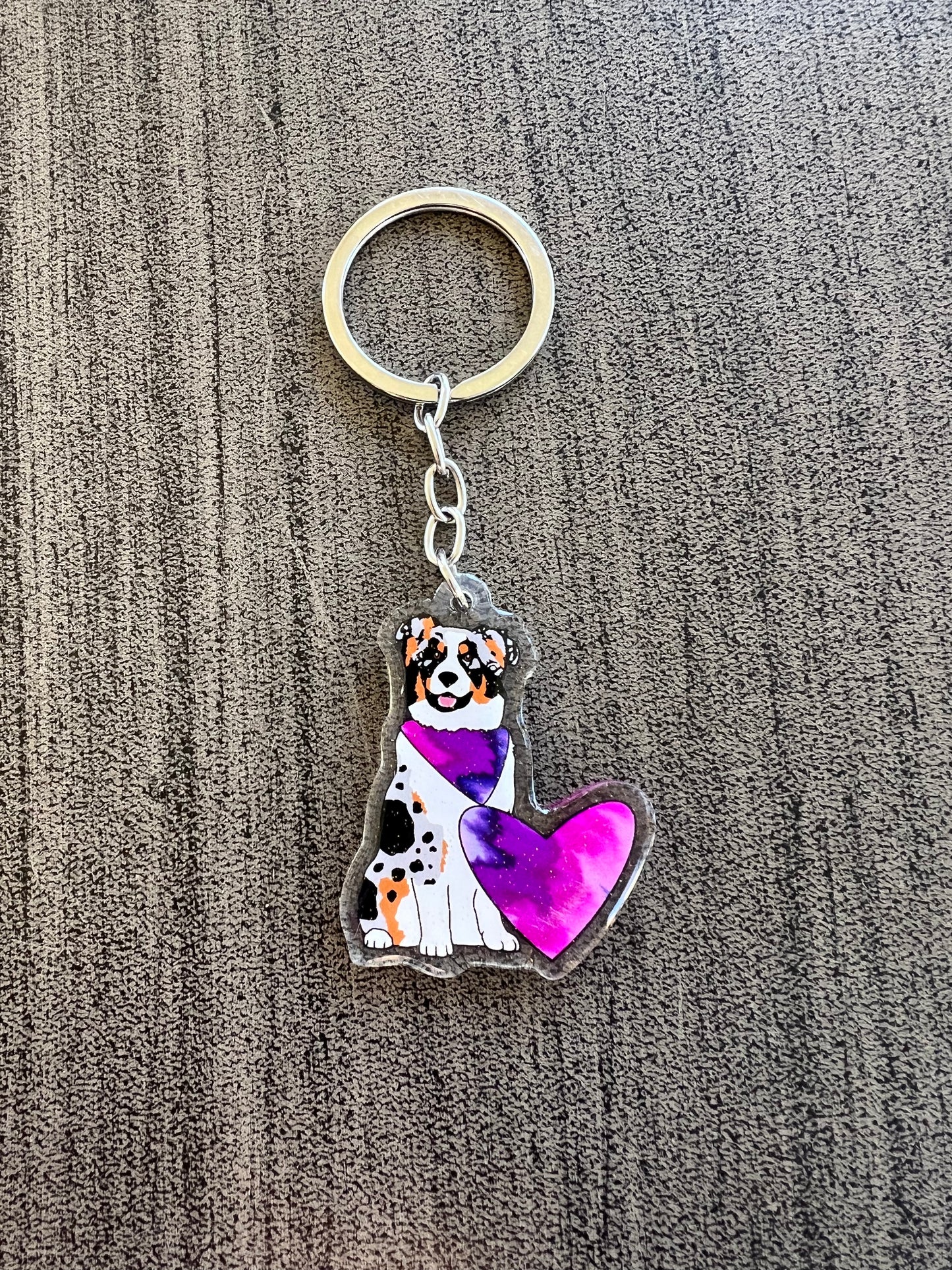 Australian Shepherd Keychain (8 options!)