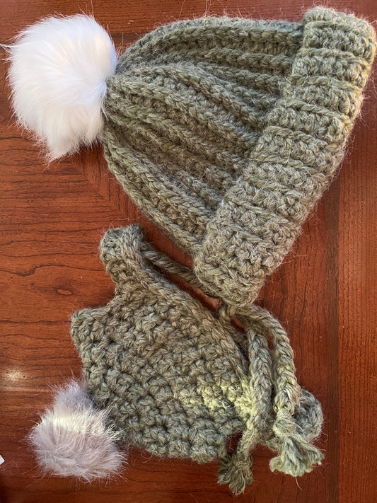 Matching Dog and Owner Set, Large Breed Dog Beanie