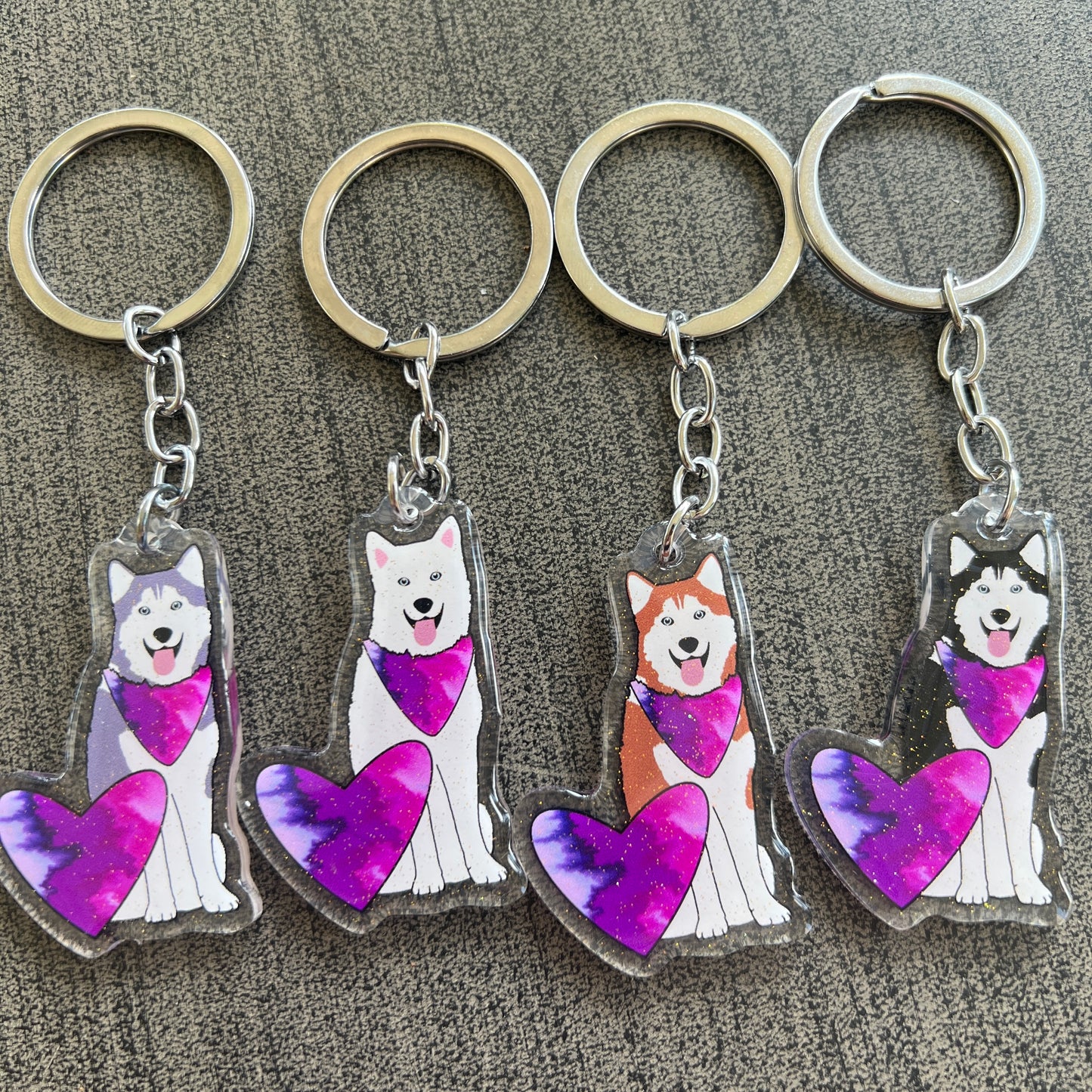 Husky Keychain