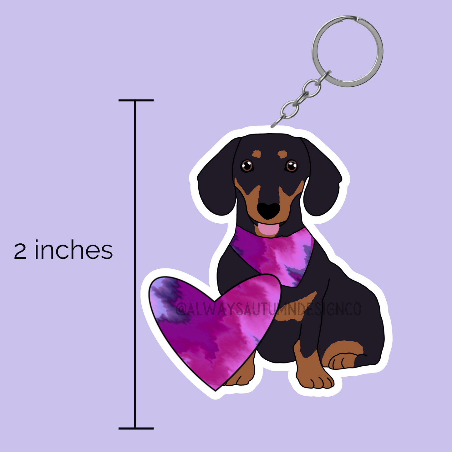 Dachshund Keychain (6 options!)