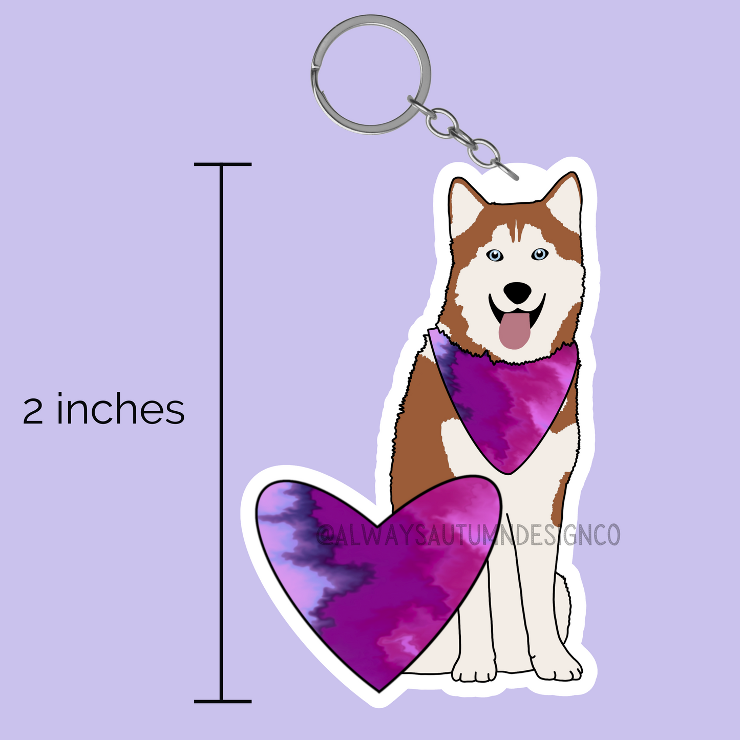 Husky Keychain