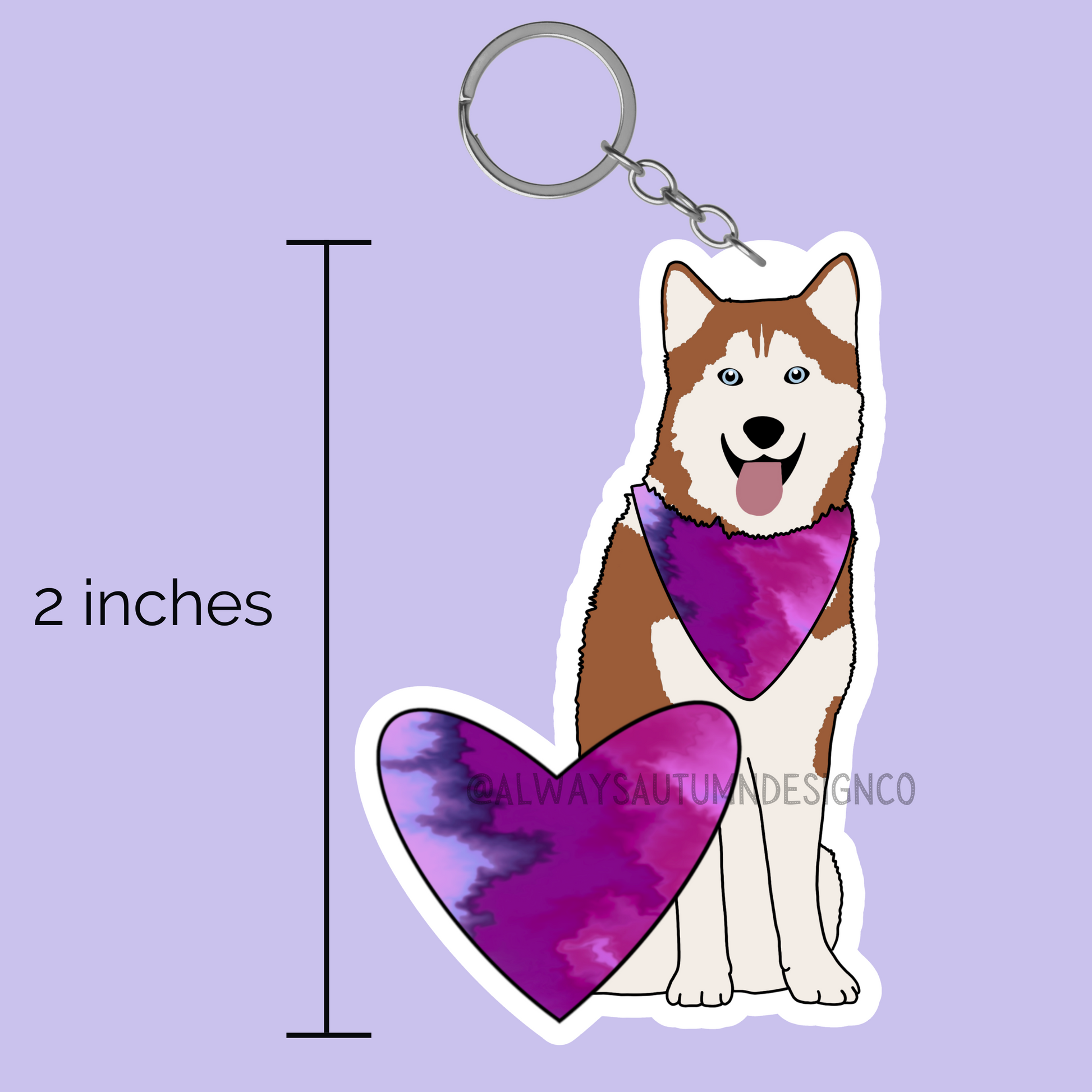 Husky keychain sale