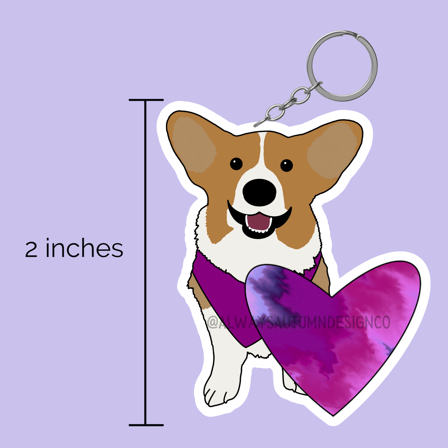 Corgi Keychain (6 options!)