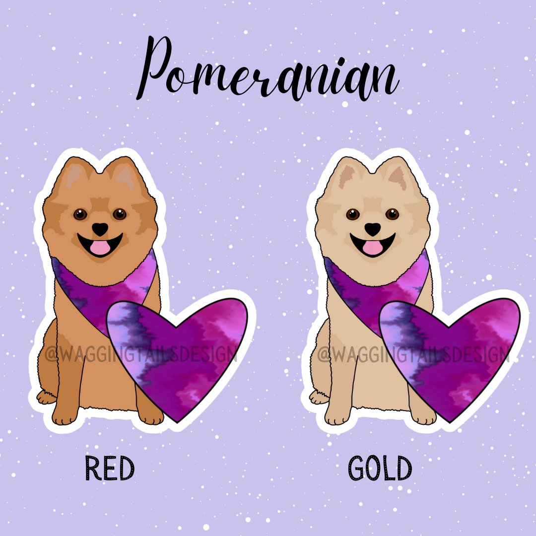 Pomeranian Keychain