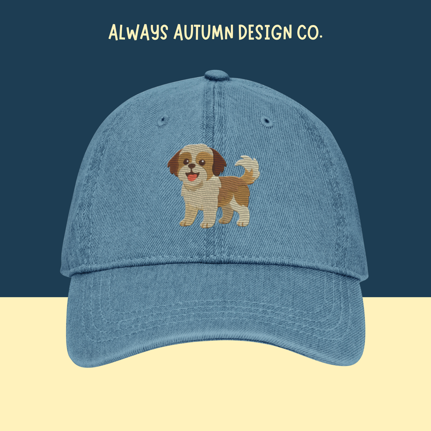 Shih Tzu Embroidered Hat