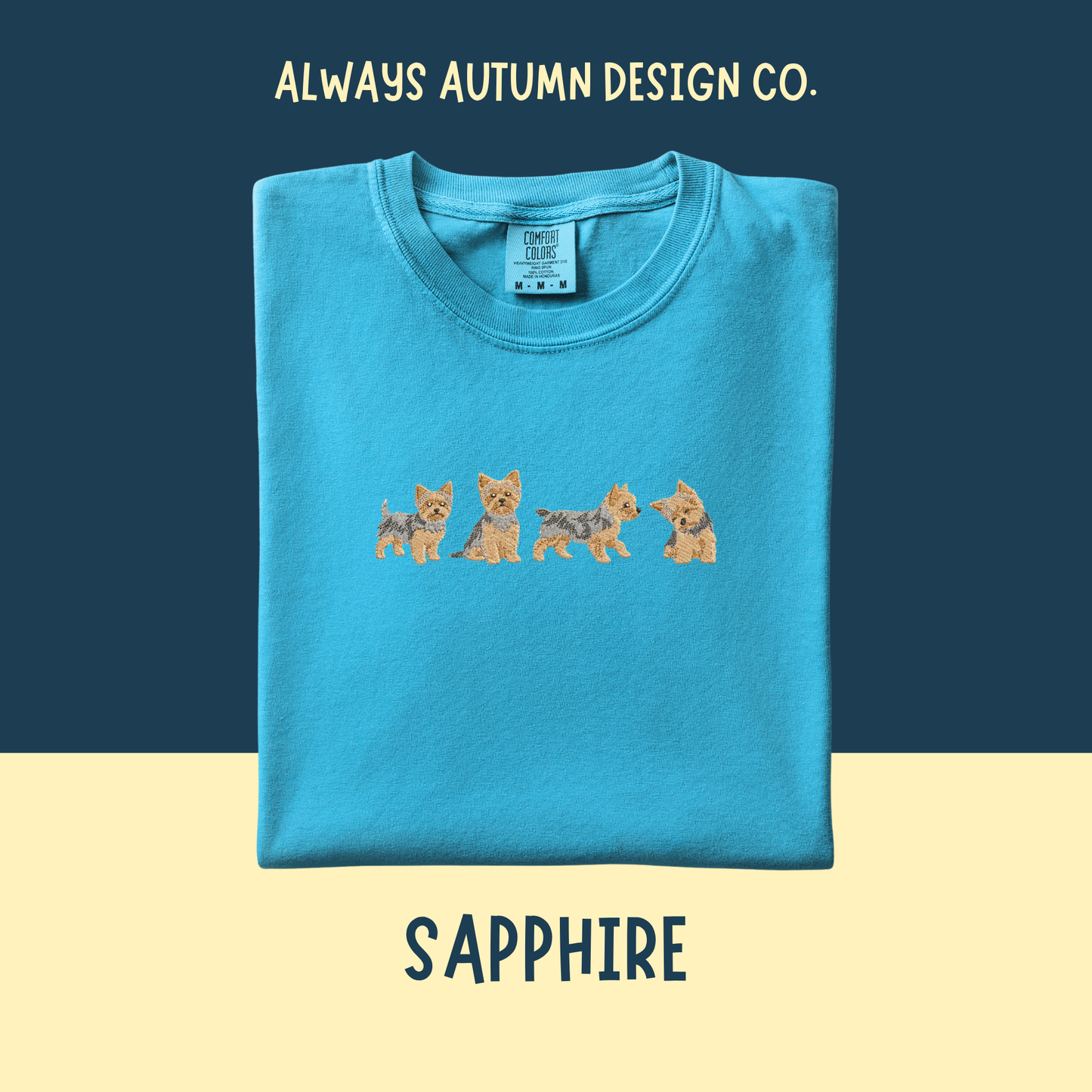 Embroidered Yorkies Shirt