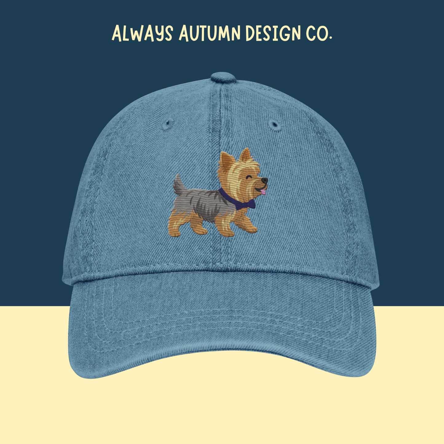 Yorkshire Terrier Embroidered Hat