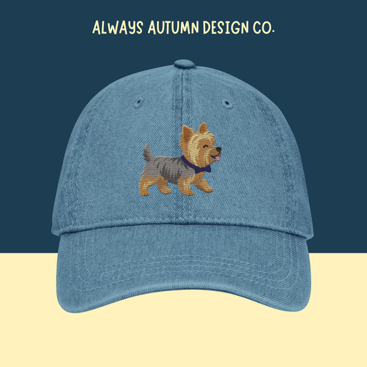 Yorkshire Terrier Embroidered Hat