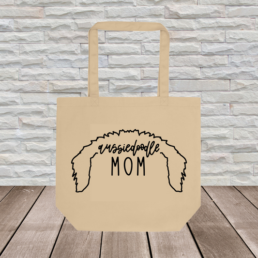 Aussiedoodle Tote Bag (Ear Outline) // Dog Collection