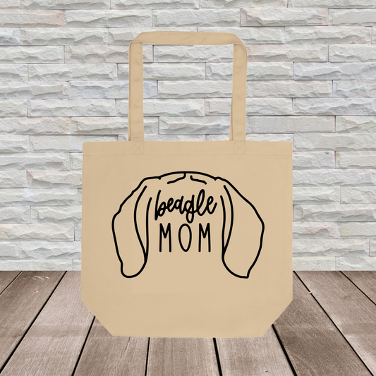 Beagle Tote Bag (Ear Outline) // Dog Collection