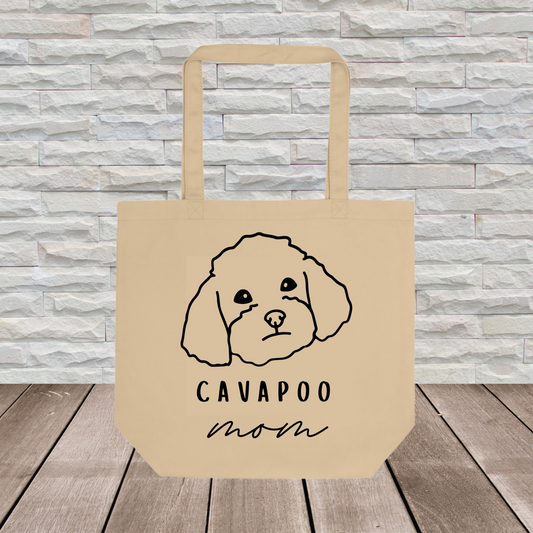 Cavapoo Tote Bag (Large Format) // Dog Collection