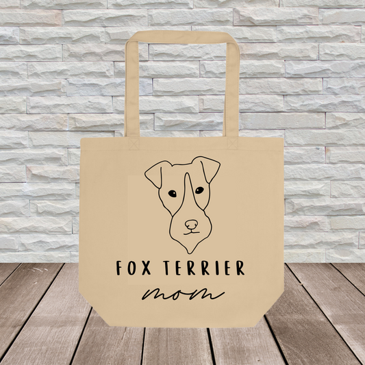 Fox Terrier Tote Bag (Large Format) // Dog Collection