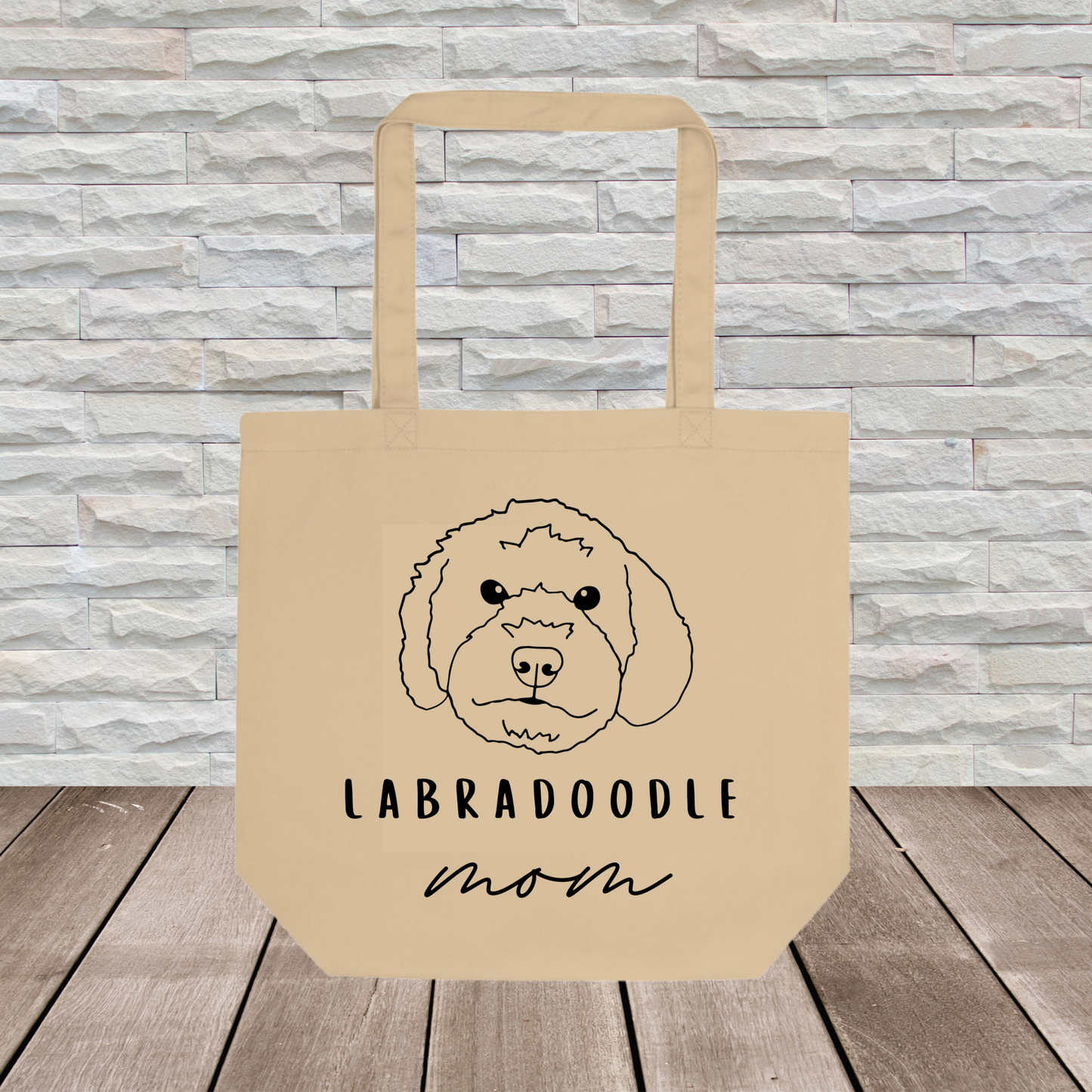 Labradoodle Tote Bag (Large Format) // Dog Collection