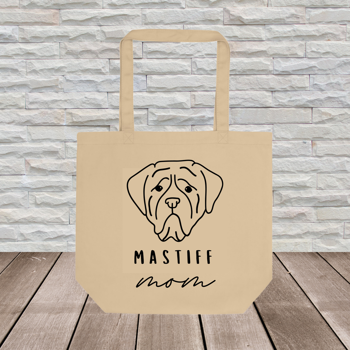 Mastiff Tote Bag (Large Format) // Dog Collection