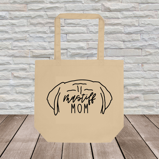 Mastiff Tote Bag (Ear Outline) // Dog Collection