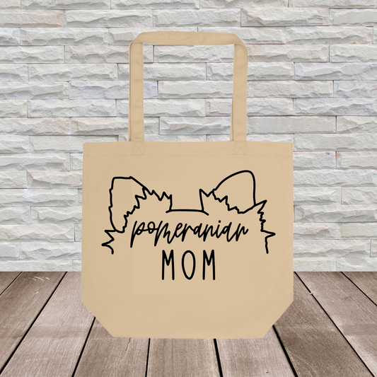 Pomeranian Tote Bag (Ear Outline) // Dog Collection