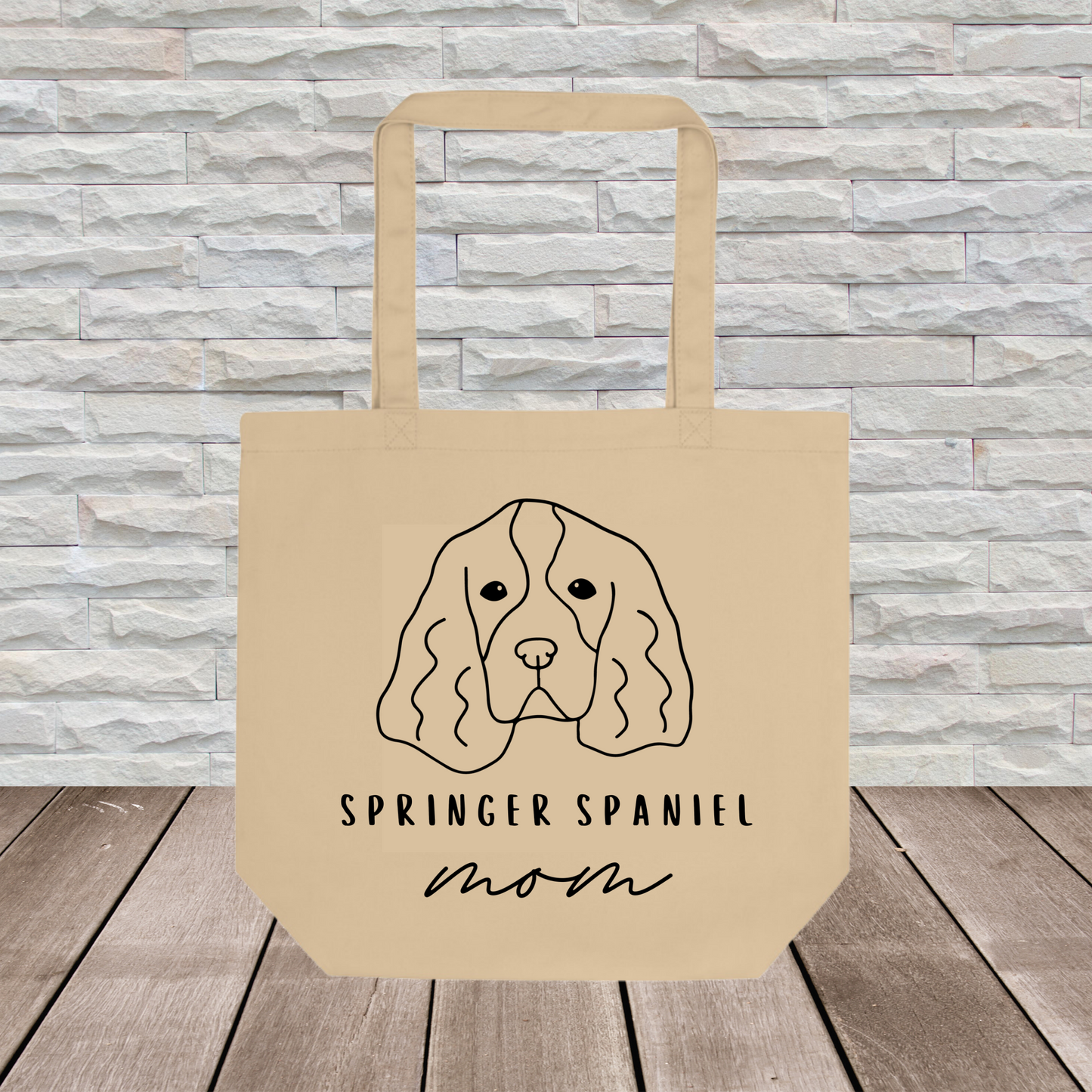 Springer Spaniel Tote Bag (Large Format) // Dog Collection