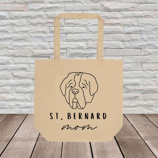 St. Bernard Tote Bag (Large Format) // Dog Collection