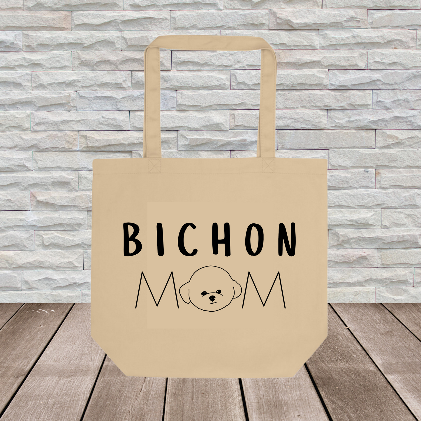 Bichon Tote Bag  // Dog Collection