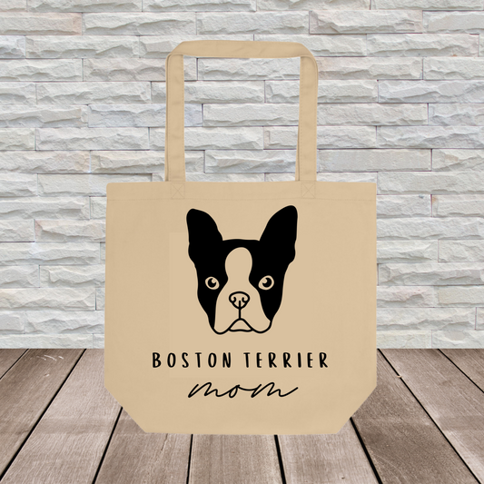 Boston Terrier Tote Bag (Large Format) // Dog Collection