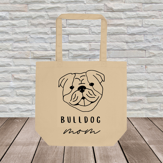 Bulldog Tote Bag (Large Format) // Dog Collection