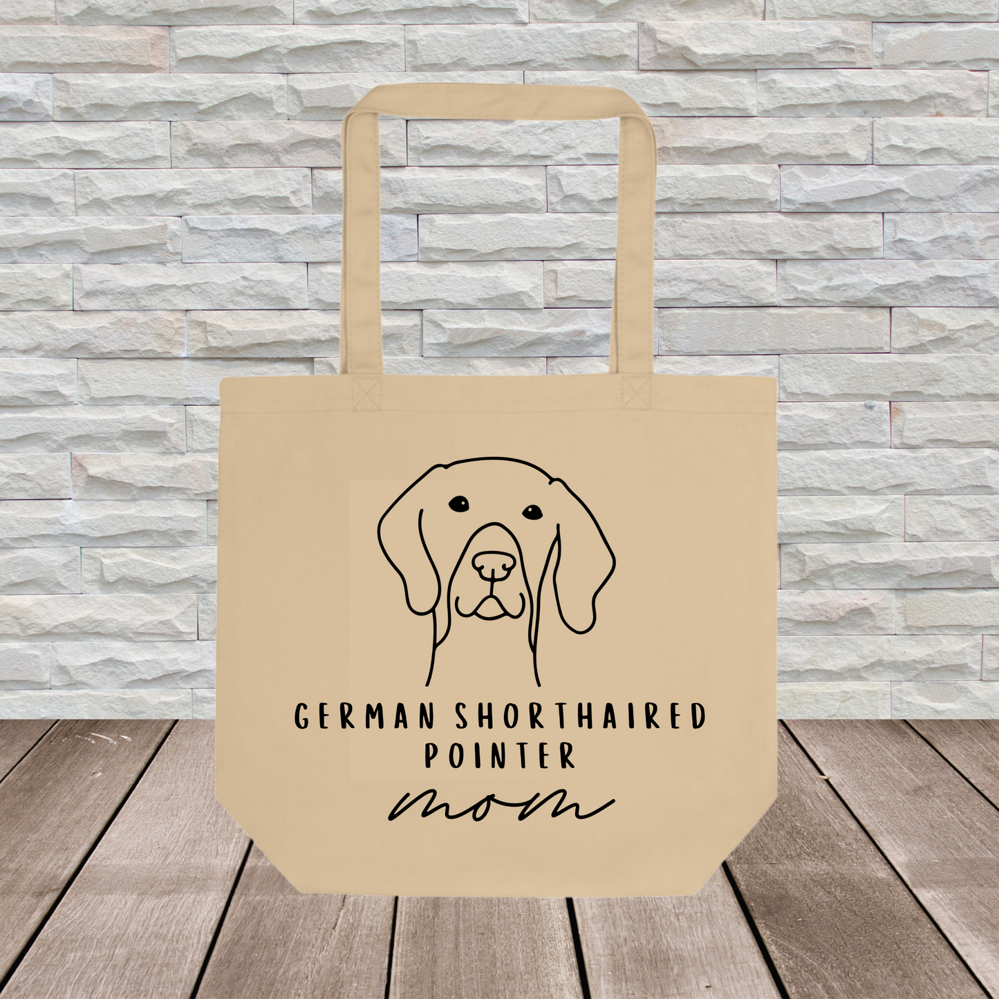 German Shorthaired Pointer Tote Bag (Large Format) // Dog Collection