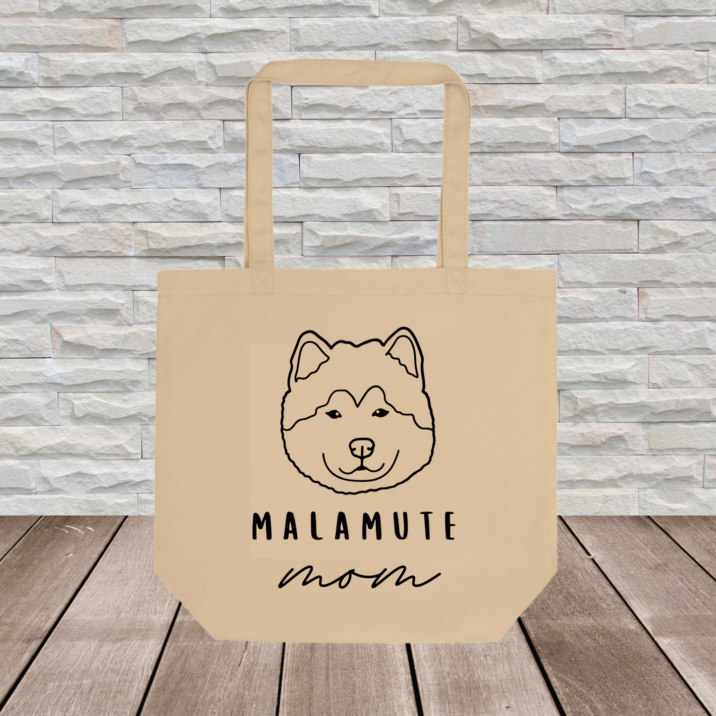 Malamute Tote Bag (Large Format) // Dog Collection