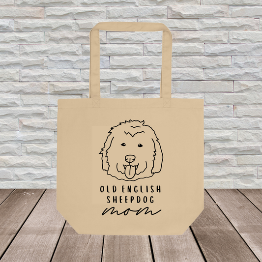 Old English Sheepdog Tote Bag (Large Format) // Dog Collection