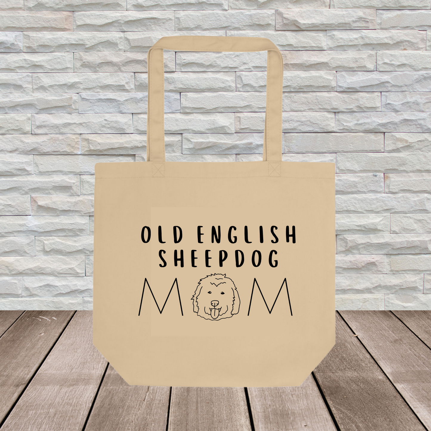 Old English Sheepdog Tote Bag  // Dog Collection