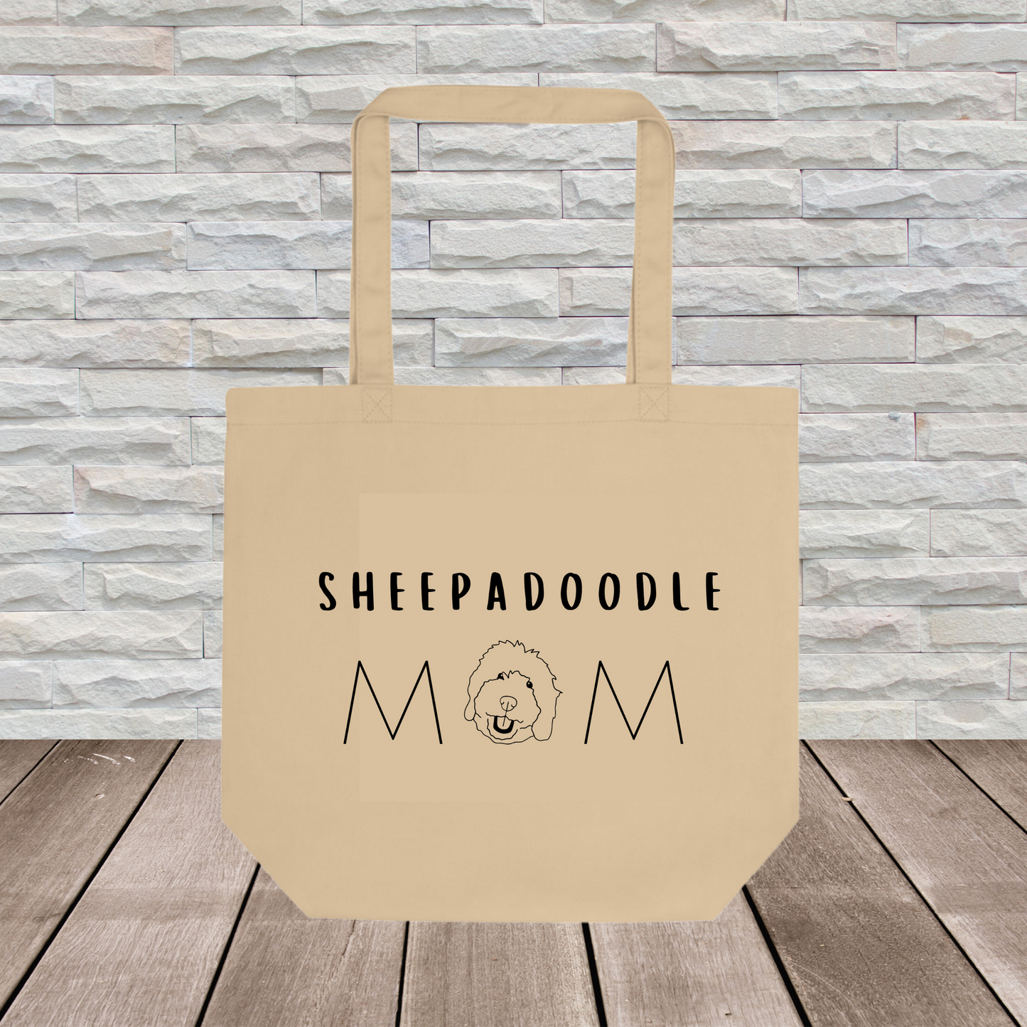 Sheepadoodle Tote Bag  // Dog Collection